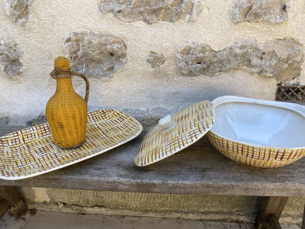 Bouteille tressée jaune – Image 4