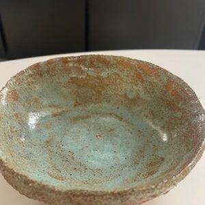 Coupelle opaline fleurie céramique