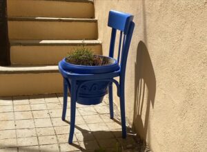 chaise porte pot