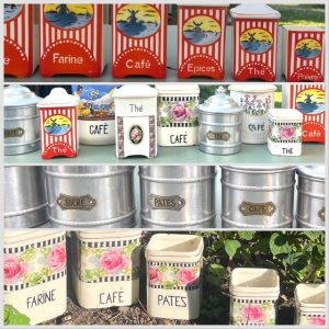 composition 3 pots thé café